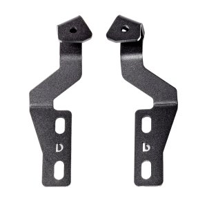 Toyota Tacoma Light Mounts - Hood - Go Rhino - XE Hood Hinge Cube Light Mounts - Textured Black - `14-`21